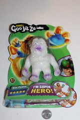 SEALED Heroes of Goo Jit Zu Abominable Snowman Yeti 5″ figure White Purple MISP