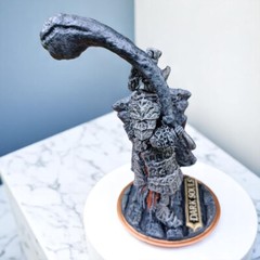 Fanart figure Havel knight airbrush painted 9.8 inch Adult 17+