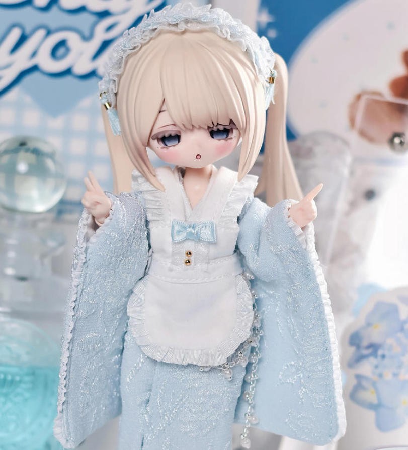 In A Box Poetry The Frost Asymptomatic 14.5cm/5.7in Bjd Hang Card Dressable Doll