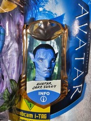 Avatar Jake Sully Action Figure 2009 Mattel w Webcam i-Tag & Instructions w/ Box