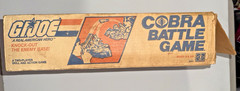 VTG 1982 Hasbro GI Joe Cobra Battle Game w/ Box & Extra Launcher Mostly Complete