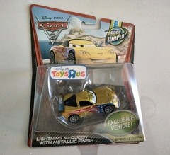 Disney Pixar Cars 2 Lightning McQueen With Metallic Finish – Toys-R-Us Exclusive