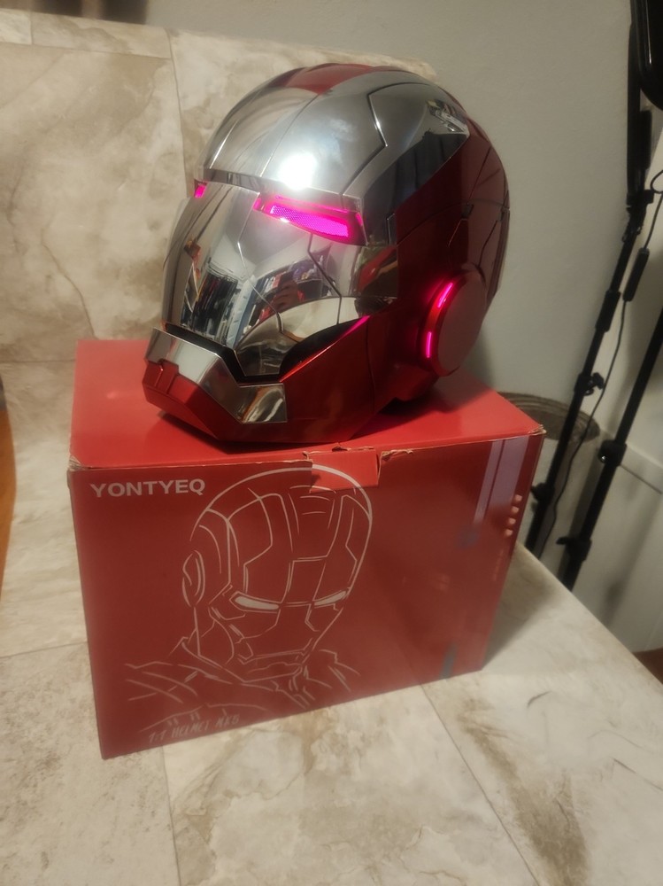 iron-man mk 5 wearable electronic helmet Yontyeq