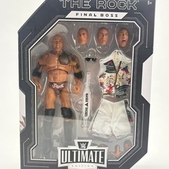 WWE Ultimate Edition The Rock Final Boss Action Figure Mattel New in Box