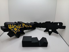 Retro Brave Star logo lightbox sign light box sign for action figure display