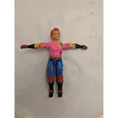Vintage GI Joe Zarana Action Figure 1986 Dreadnoks Cobra ARAH 3.75″ Pink Hair