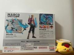 Bandai One Piece S.H.Figuarts Marco Marineford Summit War Ver. Action Figure New