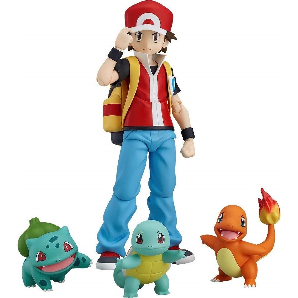 figma Pokémon TV Game Animation Action Figure Pokemon Red Lillie Max Factory