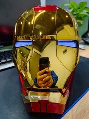 IN STOCK !!! AUTOKING Iron Man Helmet MK5 Electronic Voice Activated Open&Close