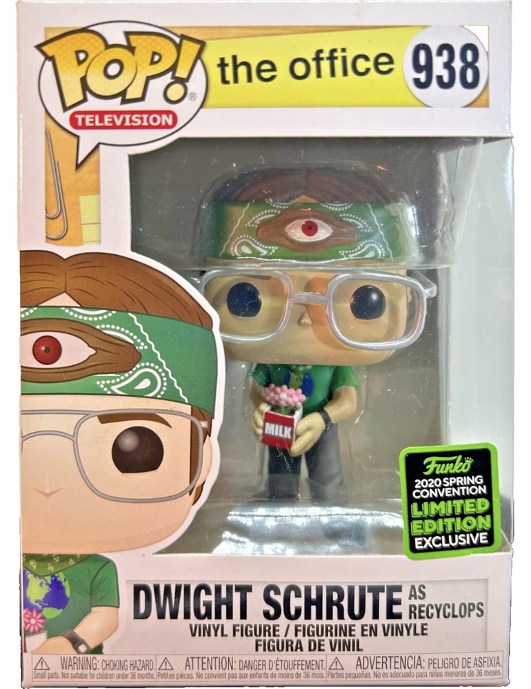 Dwight Schrute Recyclops Funko Pop! The Office #938 2020 Limited Exclusive JN25