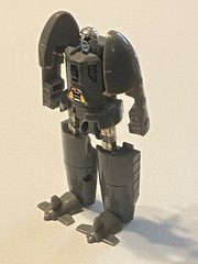 Dive Dive (Grey) – Unknown GoBots KO Submarine 1980’s Era VARIANT HEAD SCULPT!