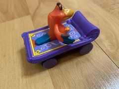RARE 2004 Iago Magic Carpet 3″ McDonald’s EUROPE Action Figure Disney Aladdin