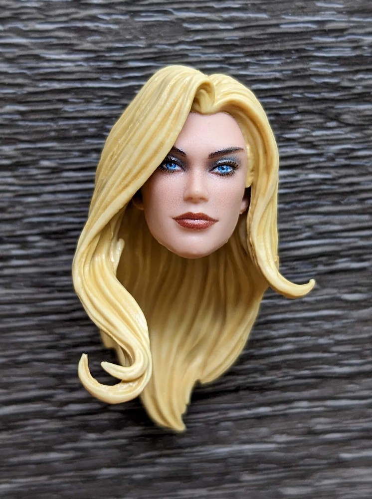 Marvel Legends SHARON CARTER LONG HAIR HEAD Fodder (Shield 3 Pack Figure