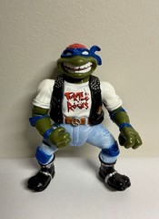VTG 1991 Teenage Mutant Ninja Turtle TMNT Rock N Roll Leonardo Action Figure Toy