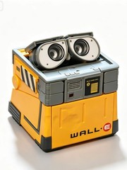Pop Mart GONG WALL·E Robot Mobilization Kawara Tsutomu Assembly Figure Model Kit