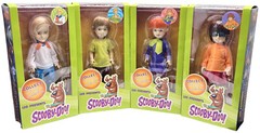Scooby Doo Figures Complete Set Of 4 Loving Dead Dolls LDD Mezco Toys New