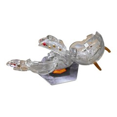 Bakugan Battle Brawlers Spin Master Blue Translucent Clear Crystal Stug 620G