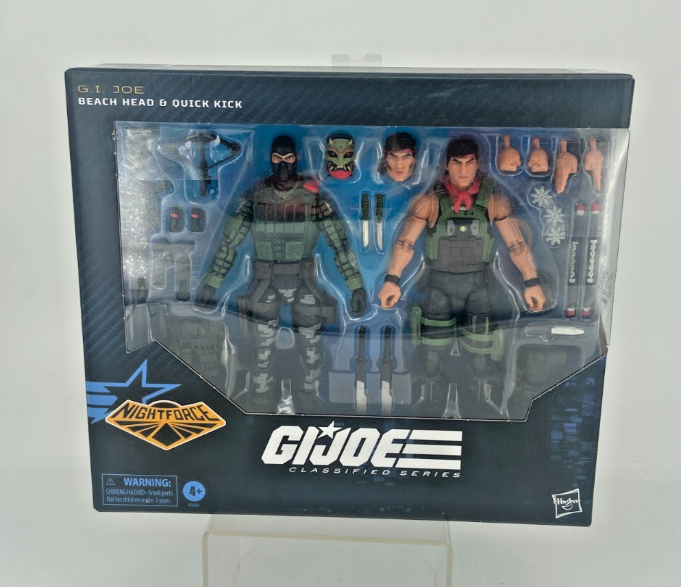 2025 Hasbro G.I.Joe Classified Series Nightforce Beach Head & Quick Kick
