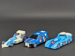 Transformers Micron Legend X-Dimension Race Minicon Team complete MM-10 Armada