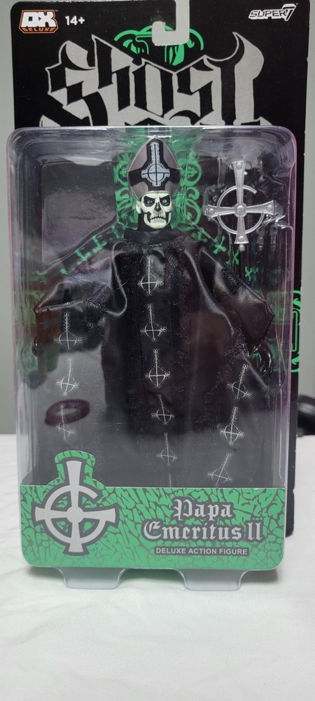 GHOST Band Papa Emeritus II 7″ DX Deluxe Collectible Action Figure Super 7 NEW