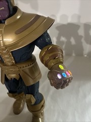 Marvel Avengers Thanos Talking/ Lights & Action Figure 14″ Disney Store Figurine
