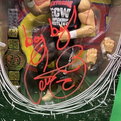 WWE Elite Collection Ringside Exclusive ECW Cactus Jack Figure Mattel New Signed