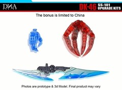 DNA DK-46 Upgrade Kit For Transformers Studio Series SS-101 Scourge With Bonus