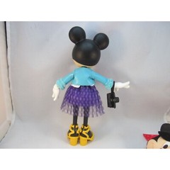 Disney Minnie Mouse Vinyl Plastic Poseable Doll with Accessories