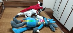 Anime Digimon Huckmon Big Doll Plush Stuffed Soft Toy 60cm Pillow Christmas Gift