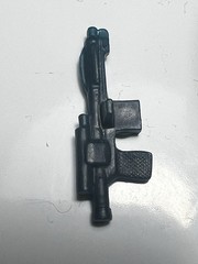 VINTAGE KENNER STAR WARS 1980 V4 IMPERIAL IG-88 BLASTER GUN COMPLETE TRANSLUCENT