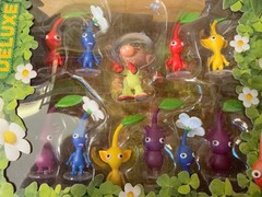 Nintendo JAKKS Pikmin 3 Deluxe Set & Captain Olimar Prototype 2.5” Figures NEW