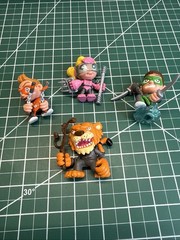 Ninja Kidz TV Action Figures Lot of 4 w/Accessories Super Hero Free Shipping