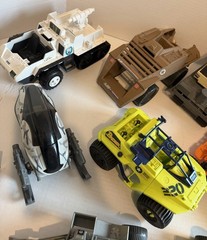Lot of 10 Vintage 80s/90s GI Joe Vehicles & Parts Incomplete As Is