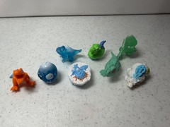 ZURU Smashers Dino Ice Age Mini Figure Lot of 8 Dinosaur Egg T Rex Toys
