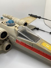 Vintage Star Wars Kenner X Wing Canopy Glass 3D Printed Repro Part 1978