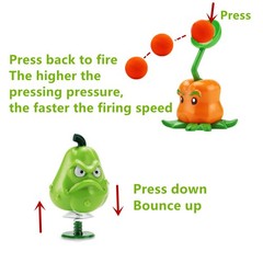 4 PCS Plants and Zombies Toys Action Figures Zombies PVZ Toys Sets 1 2 Series…