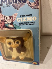 LJN Gremlins Gizmo Poseable Mogwai Action Figure, Plastic, 1984 Vintage & Stripe
