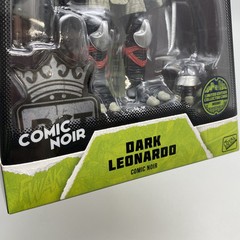 TMNT Action Figure Lot New Dark Leonardo Comic Noir Viacom & Mega Blocks Figures