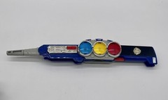 1997 Power Rangers Carranger Blue Centurion Synergizer Sword Recording Toy China
