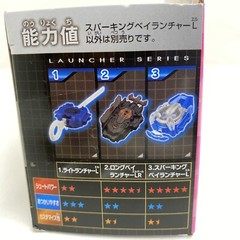 TAKARA TOMY Beyblade BURST SuperKing B-166 Sparking L Bey Launcher Left Spin