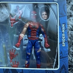 New Marvel Legends Magic The Gathering Battle- Damaged Spider-Man Missing Card
