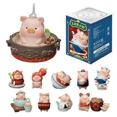 TOP The Piggy Blind Box Figures Lu’s Table Series Home Decorations Gift