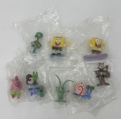 8 NEW Nickelodeon Viacom SpongeBob Squarepants PVC Figure Lot Cake Toppers Gary