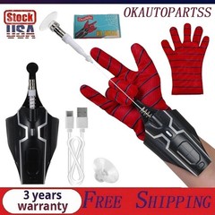 For Spider Man Launcher Glove Cosplay Web Shooter Toys for Children US
