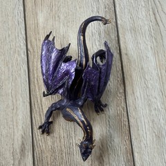 Safari Ltd Midnight Moon Dragon Purple and Gold Mythical Fantasy Toy Figure 2008