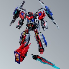 Samg Metal Cardbot Heavy Iron W Transform Robot Toy