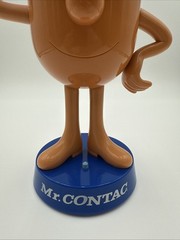 Vintage Mr. Contac Japanese Drug Advertisement Mascot Figure Talking Used