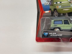 DISNEY PIXAR CARS 2 MILES AXLEROD COLLECTOR NO. 17