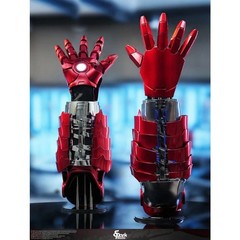 Iron Man Arm Armor w/Base Wearable Mech Arm Voice Touch Control Cosplay Props US