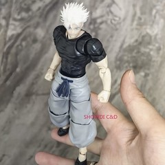 1/12 Custom Jujutsu Kaisen Gojo Satoru Hair Part For 6″ SHF Toji Fushiguro Body